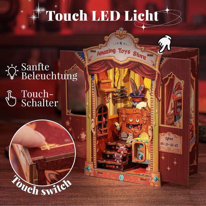 Miniature Wizardi Roombox Kit - Amazing Toys Store Dollhouse Kit