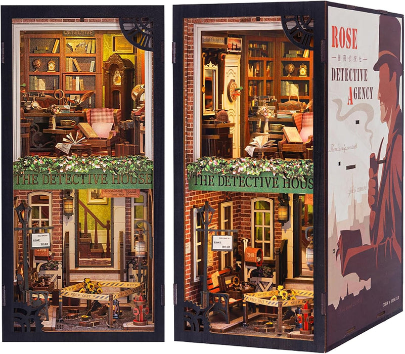 Book Nook Wizardi Miniature - Rose Detective Agency Roombox Kit