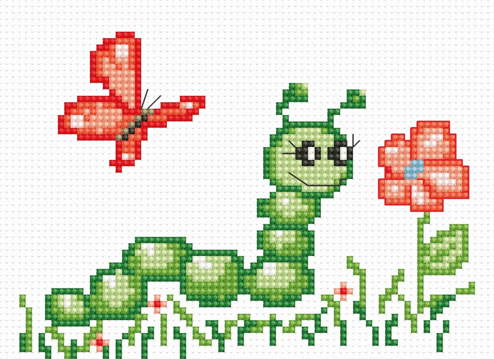 Caterpillar B074L Counted Cross-Stitch Kit