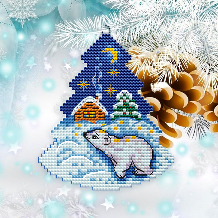 Christmas tree. Bear - PDF Cross Stitch Pattern