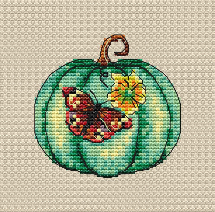 Pumpkin. Butterfly - PDF Cross Stitch Pattern