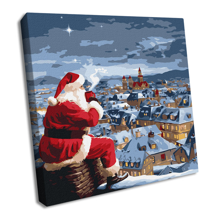 Painting by Numbers kit Christmas night KHO8352