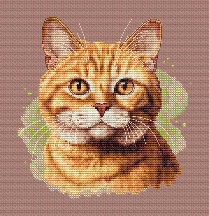 Orange Cat - PDF Cross Stitch Pattern