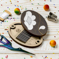 Magnetic Needle Case Large – “Dark Stone Geometry” FLZB(N)-188