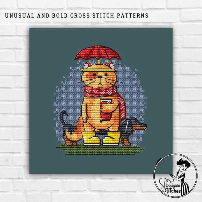 Happiness of a walk - PDF Cross Stitch Pattern