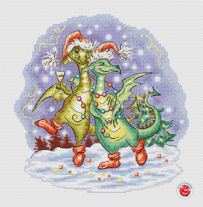 Happy Holiday - PDF Cross Stitch Pattern