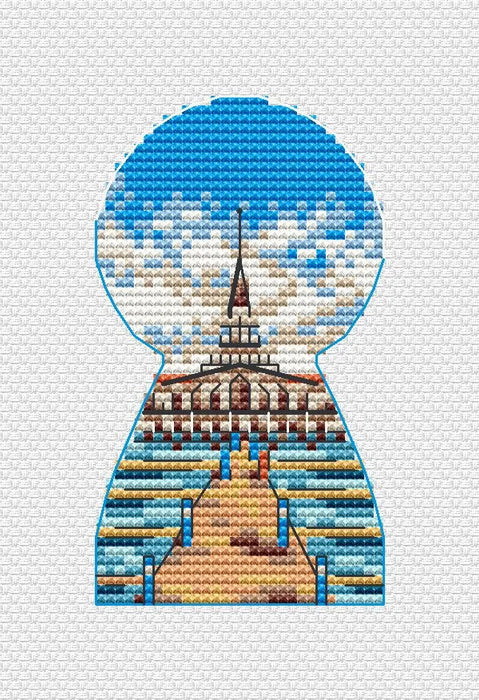 The seaport. Sochi - PDF Cross Stitch Pattern