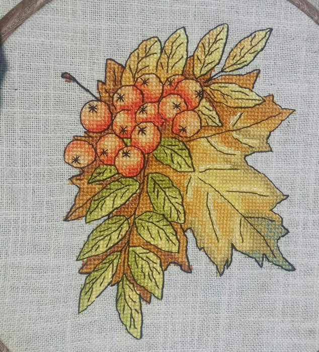 Autumn leaf - PDF Cross Stitch Pattern