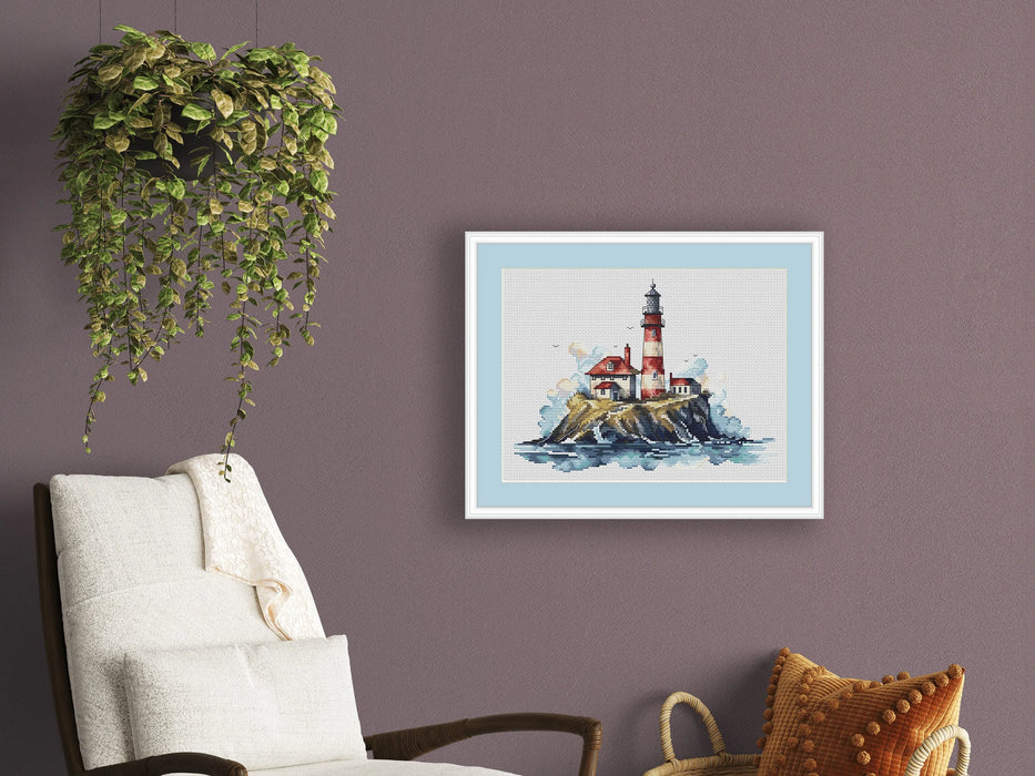 Lighthouse - PDF Cross Stitch Pattern