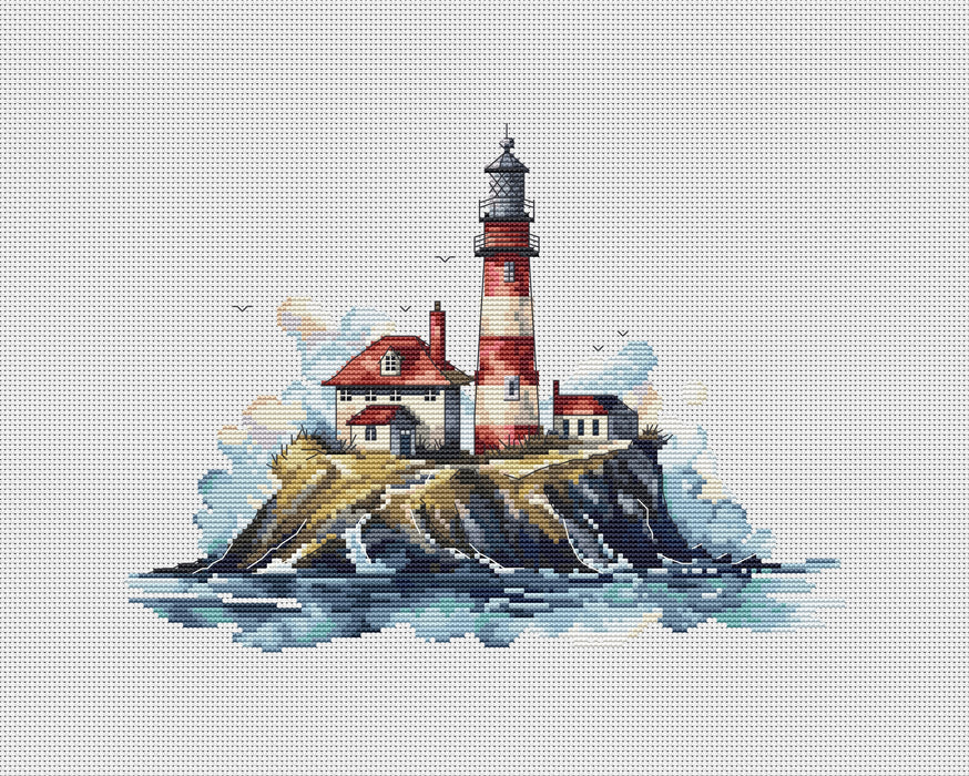 Lighthouse - PDF Cross Stitch Pattern