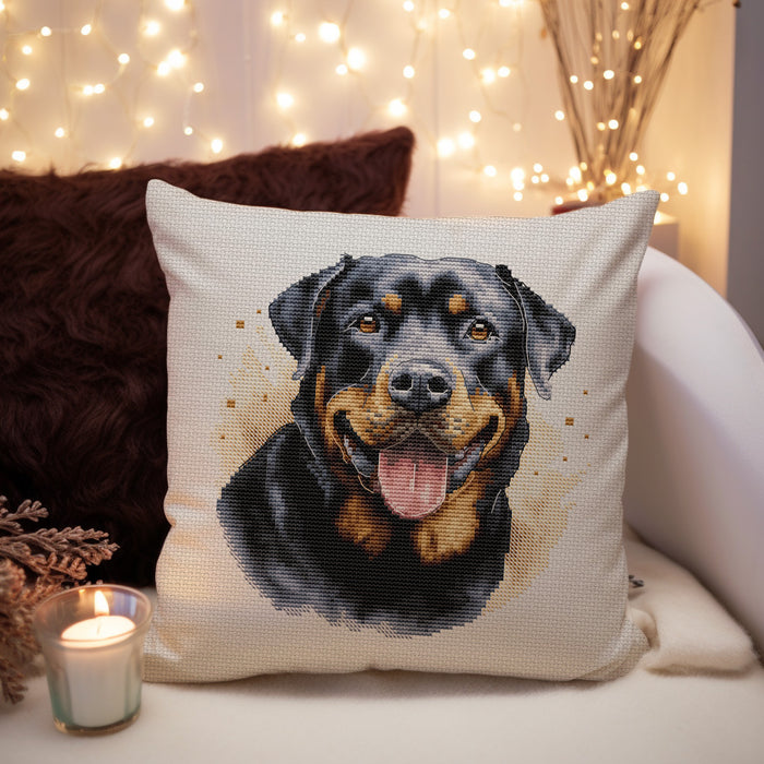 Rottweiler Comb - PDF Cross Stitch Pattern