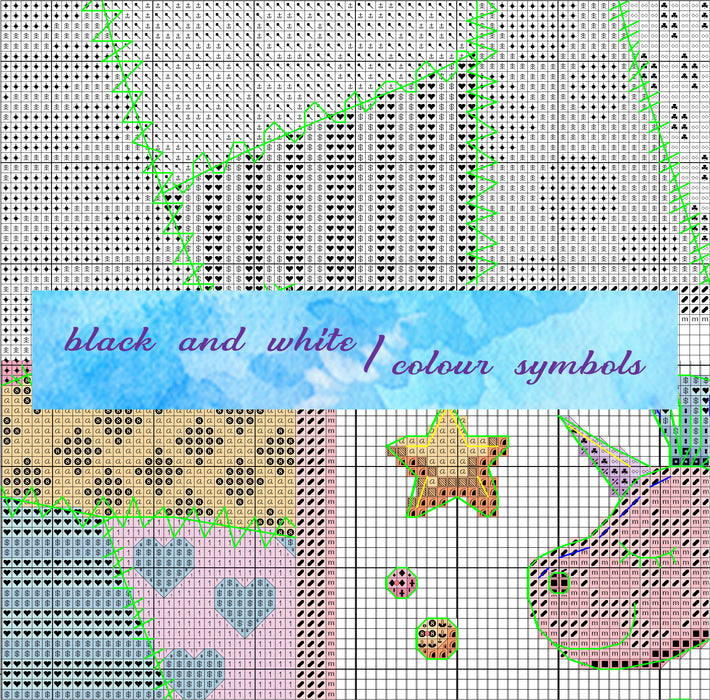 Unicorn - PDF Cross Stitch Pattern