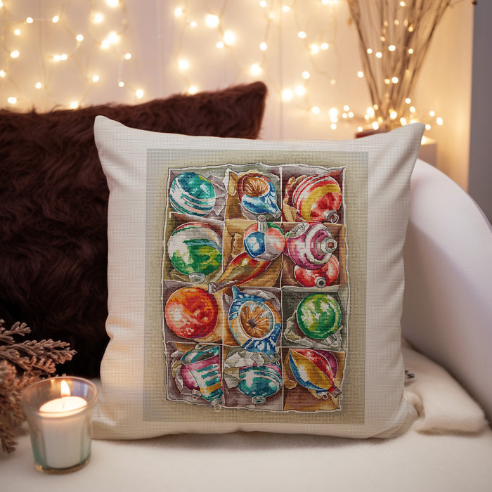 Christmas Baubles - PDF Cross Stitch Pattern