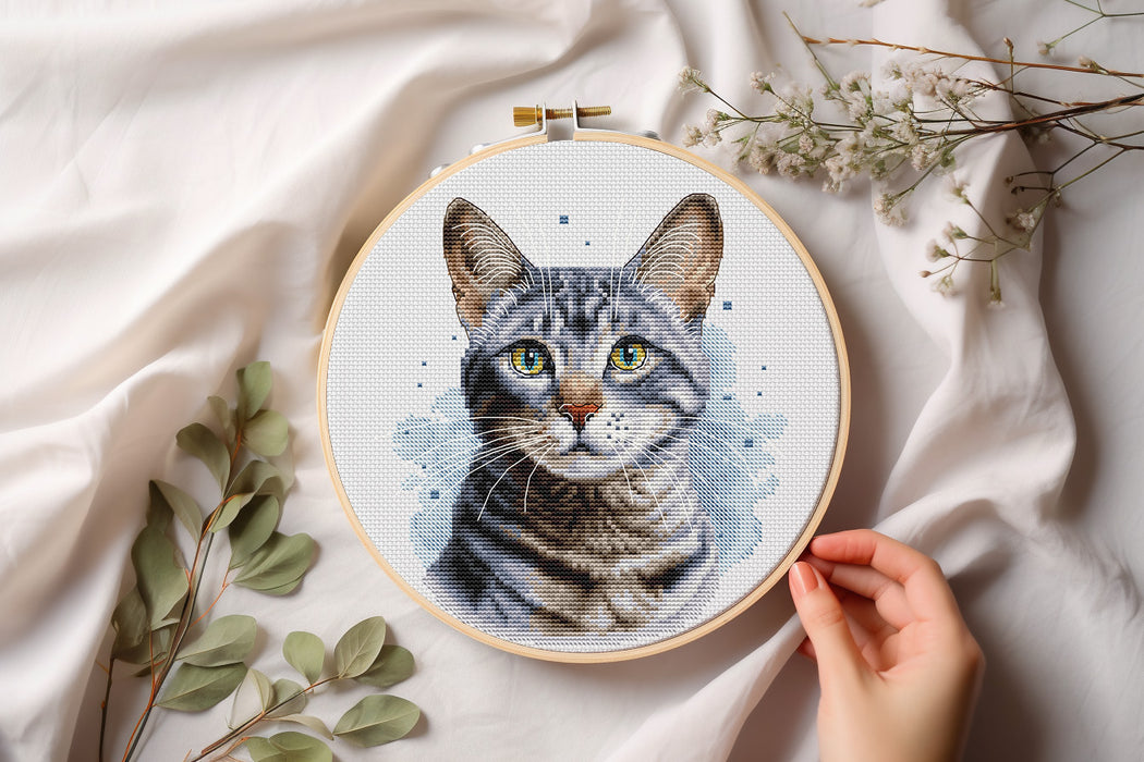 Egyptian Mau Comb - PDF Cross Stitch Pattern