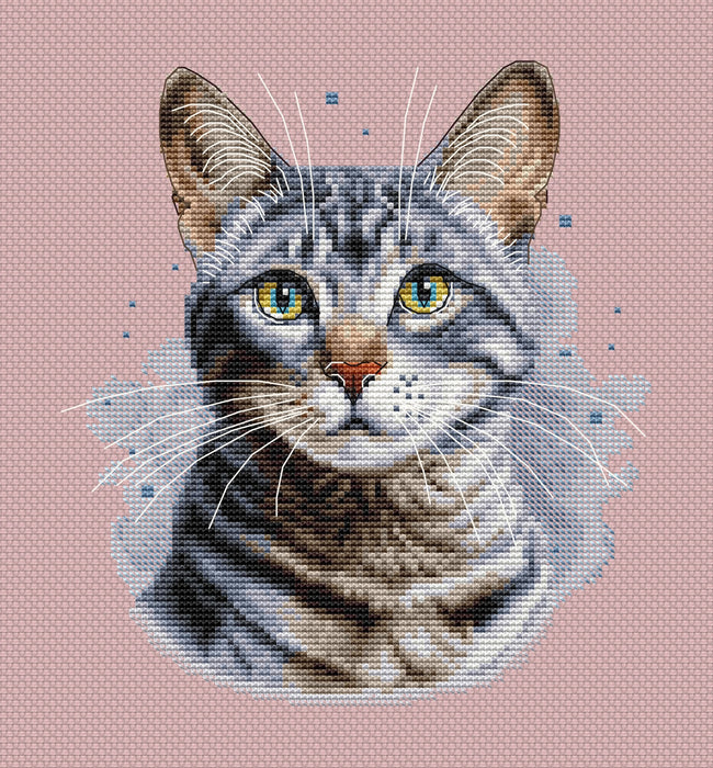 Egyptian Mau Comb - PDF Cross Stitch Pattern