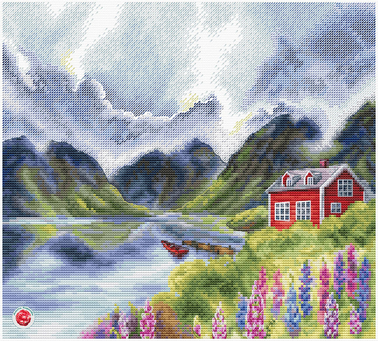 Spring in the Highlands - PDF Cross Stitch Pattern