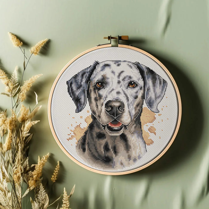 Dalmatian Dog Comb - PDF Cross Stitch Pattern