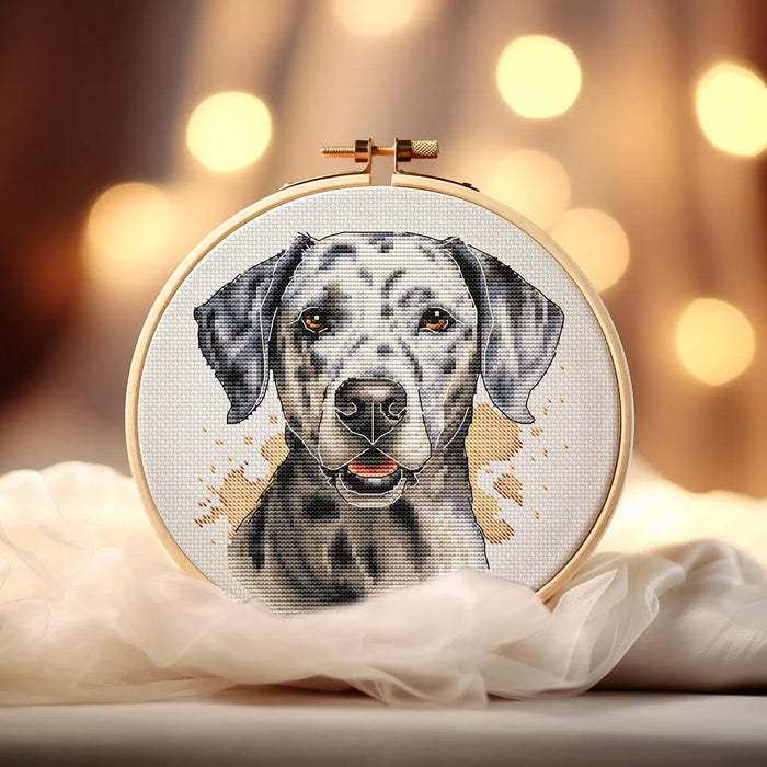 Dalmatian Dog Comb - PDF Cross Stitch Pattern