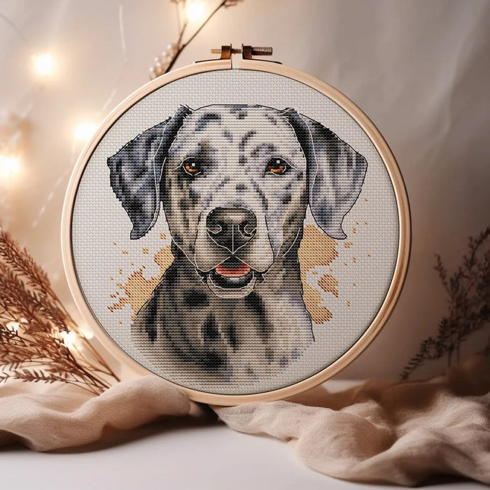 Dalmatian Dog Comb - PDF Cross Stitch Pattern