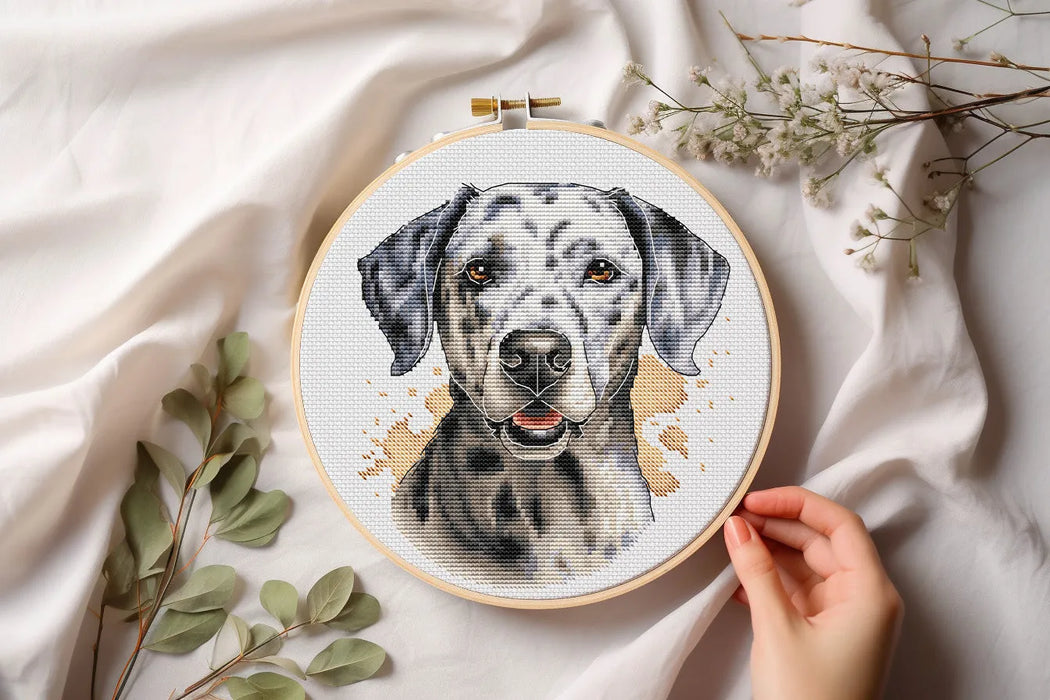 Dalmatian Dog Comb - PDF Cross Stitch Pattern