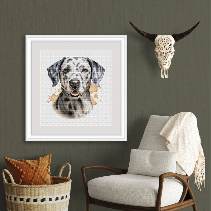 Dalmatian Dog Comb - PDF Cross Stitch Pattern