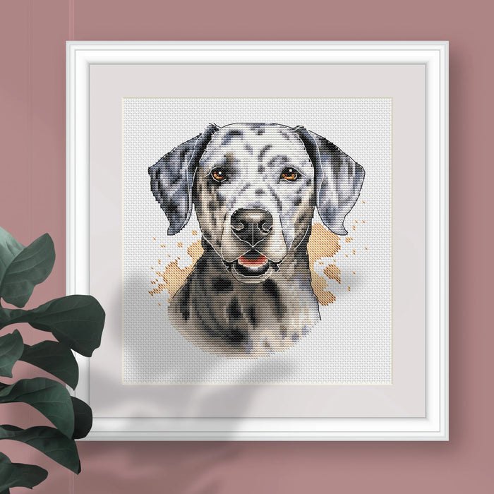 Dalmatian Dog Comb - PDF Cross Stitch Pattern