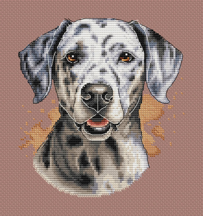 Dalmatian Dog Comb - PDF Cross Stitch Pattern