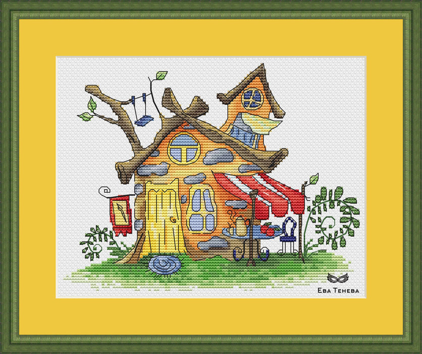 Artist's House - PDF Cross Stitch Pattern