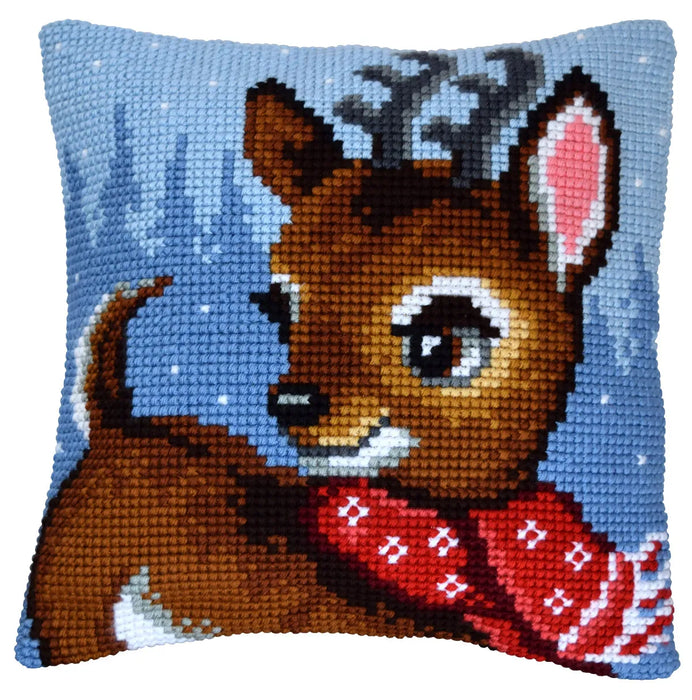 Cushion cross stitch kit  Reindeer 99063