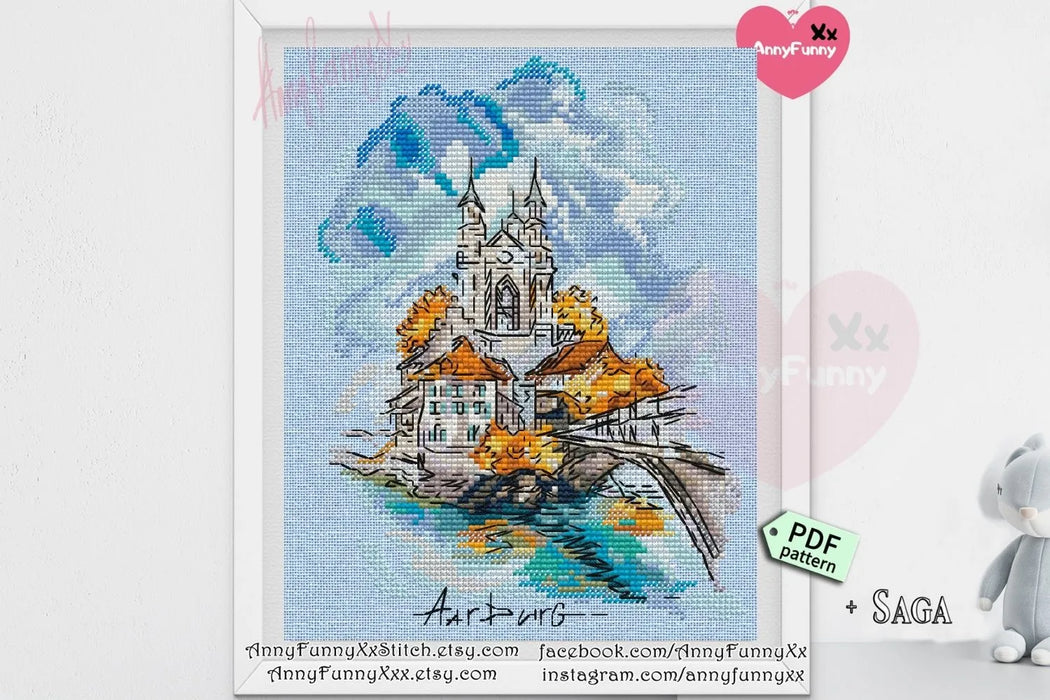 Switzerland. Aurburg - PDF Cross Stitch Pattern