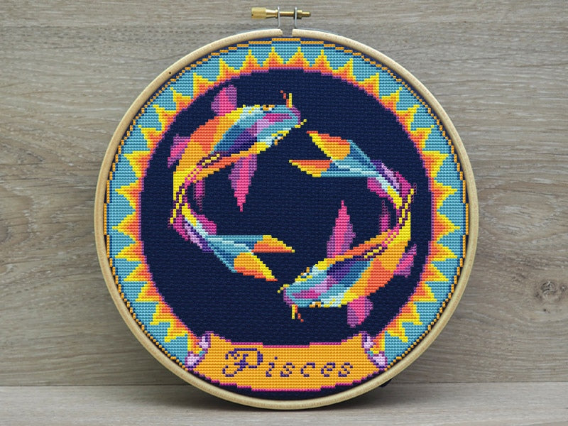 Pisces - PDF Cross Stitch Pattern