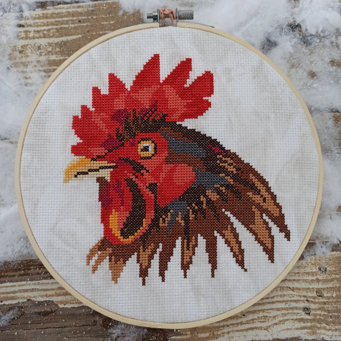 Rooster - PDF Cross Stitch Pattern