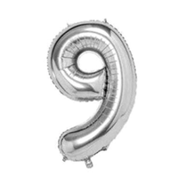 Silver Number Balloon Foil Balloon F07M1-79-9