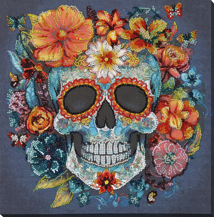 Bead Embroidery Kit - Calavera AB-899