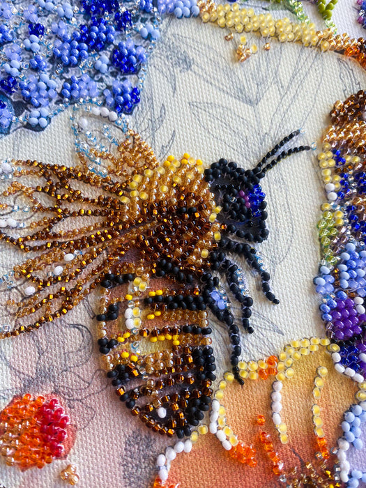 Main Bead Embroidery Kit - Flower honey AB-906