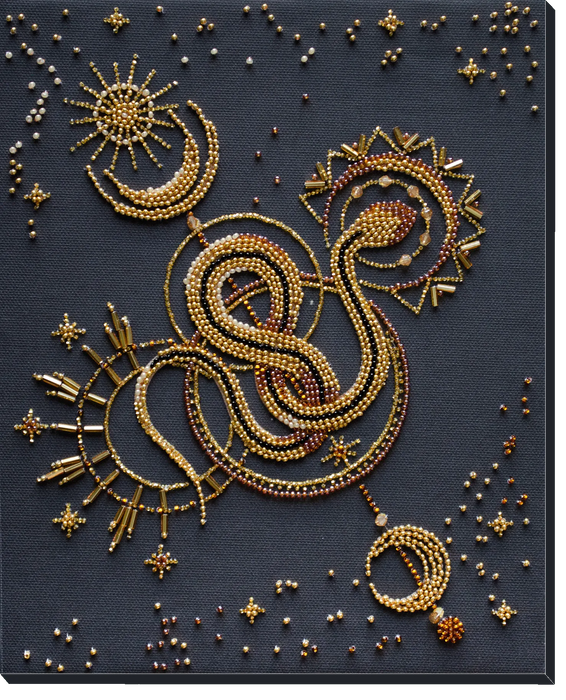 Bead Embroidery Kit - Golden talisman AB-921