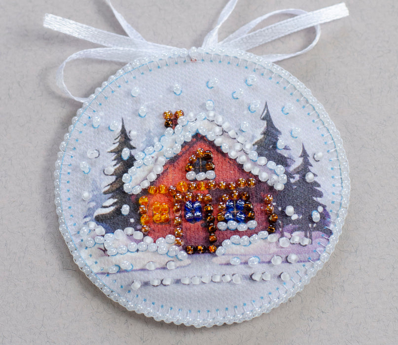 Bead Embroidery Kit Decoration - Winter wizard ABT-030