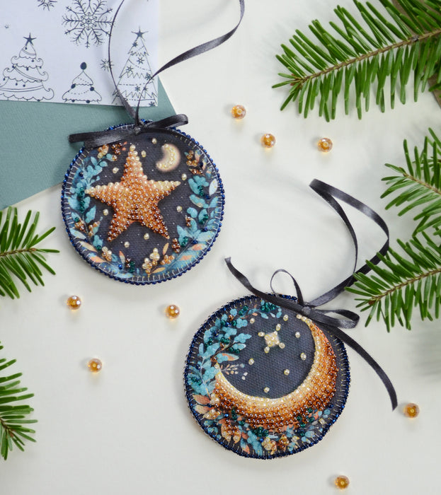 Bead Embroidery Kit Decoration - Star, shine! ABT-037