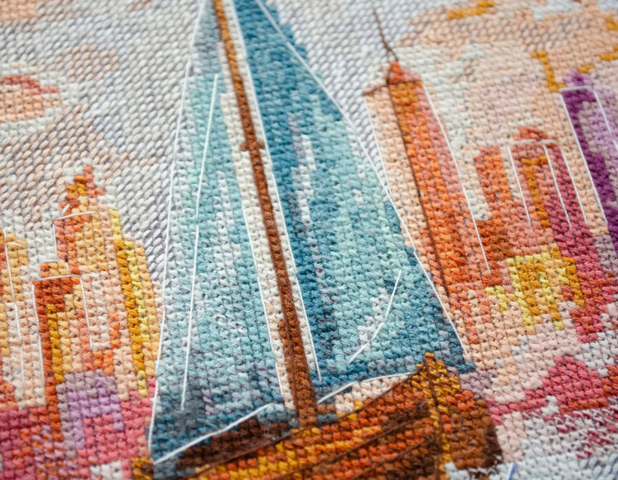 Cross-stitch kit - On the waves of adventure AH-231