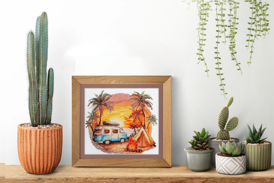 Cross-stitch kit - Beach adventures AH-241