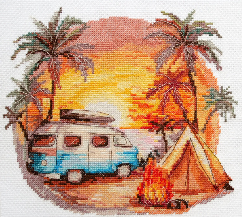 Cross-stitch kit - Beach adventures AH-241