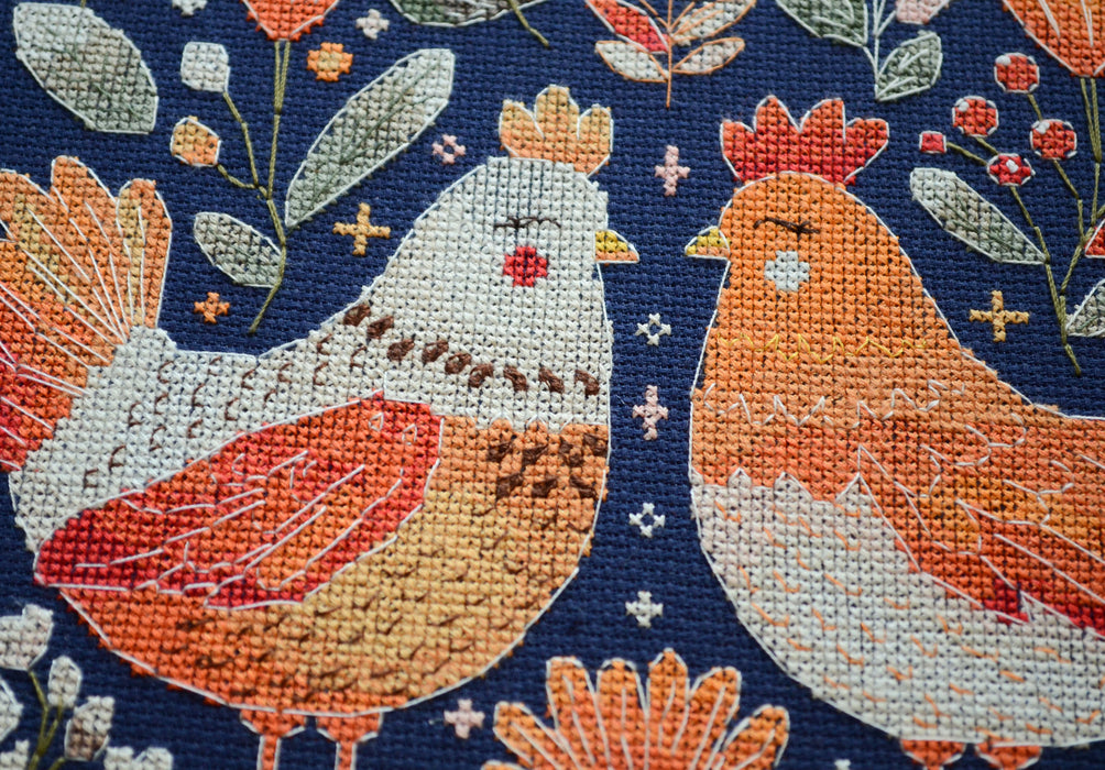 Counted Cross-stitch kit - Best hen friends AH-247