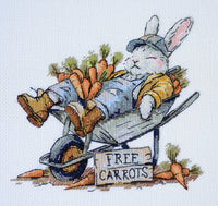 Cross-stitch kit - Free carrots AH-288