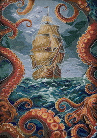 Counted Cross-stitch kit - The abyss