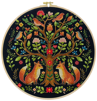 Counted Cross-stitch kit - The Tree of Forest Tales