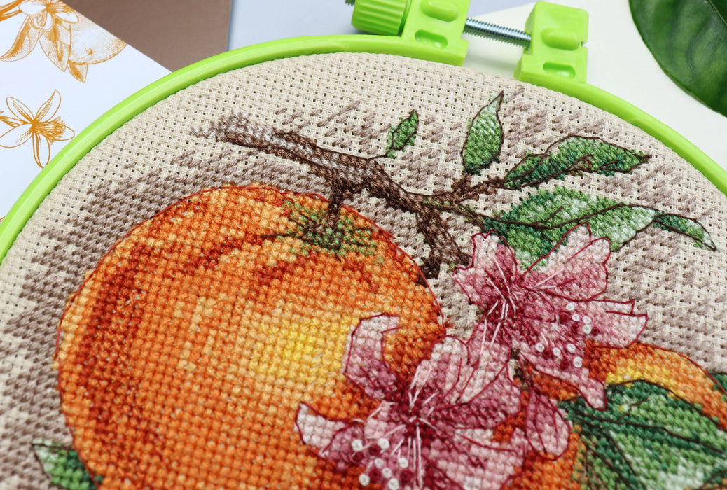 Cross-stitch kits Citrus notes AHM-076