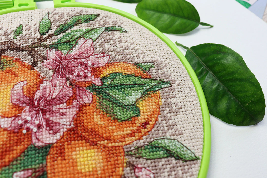 Cross-stitch kits Citrus notes AHM-076