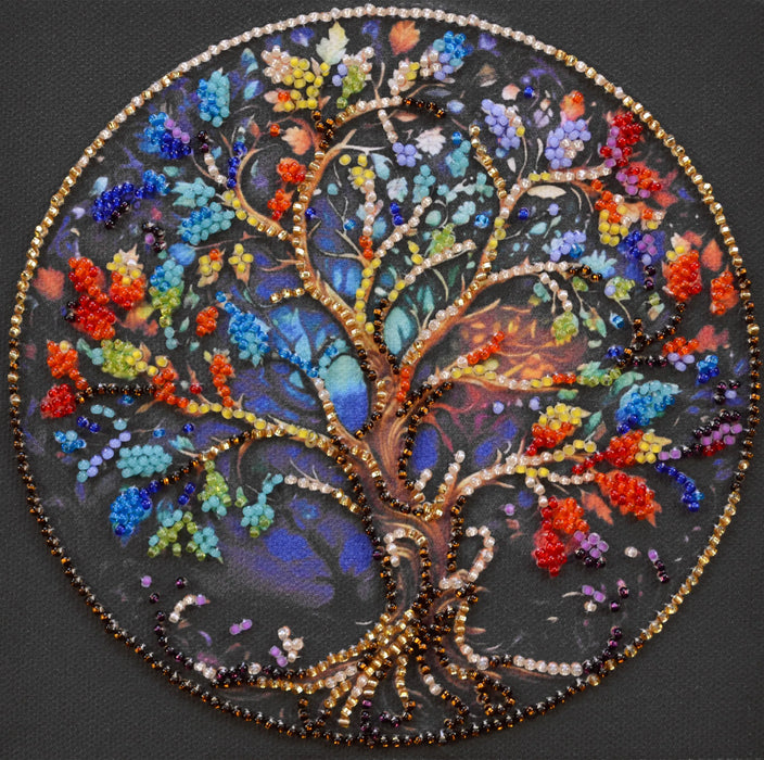 Bead embroidery kit - The color of life AM-252