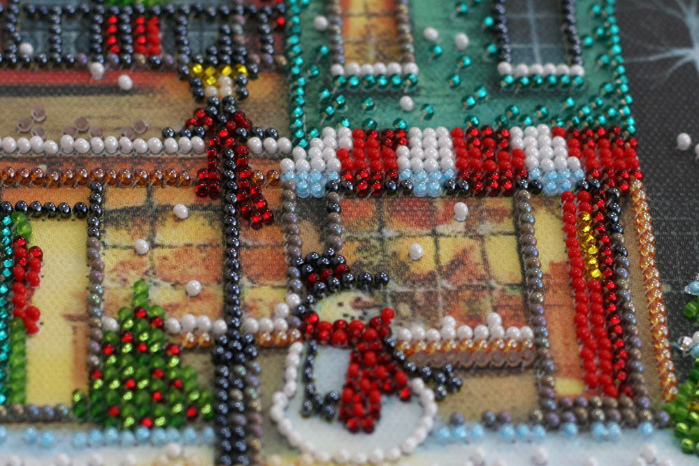 Bead embroidery kit - Holiday town AMB-048