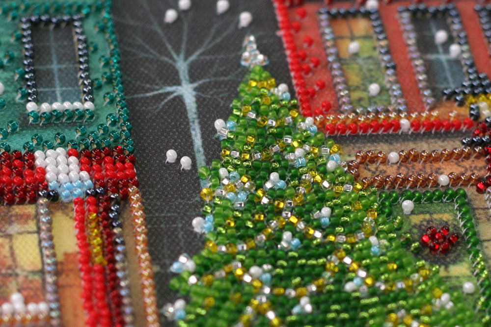 Bead embroidery kit - Holiday town AMB-048